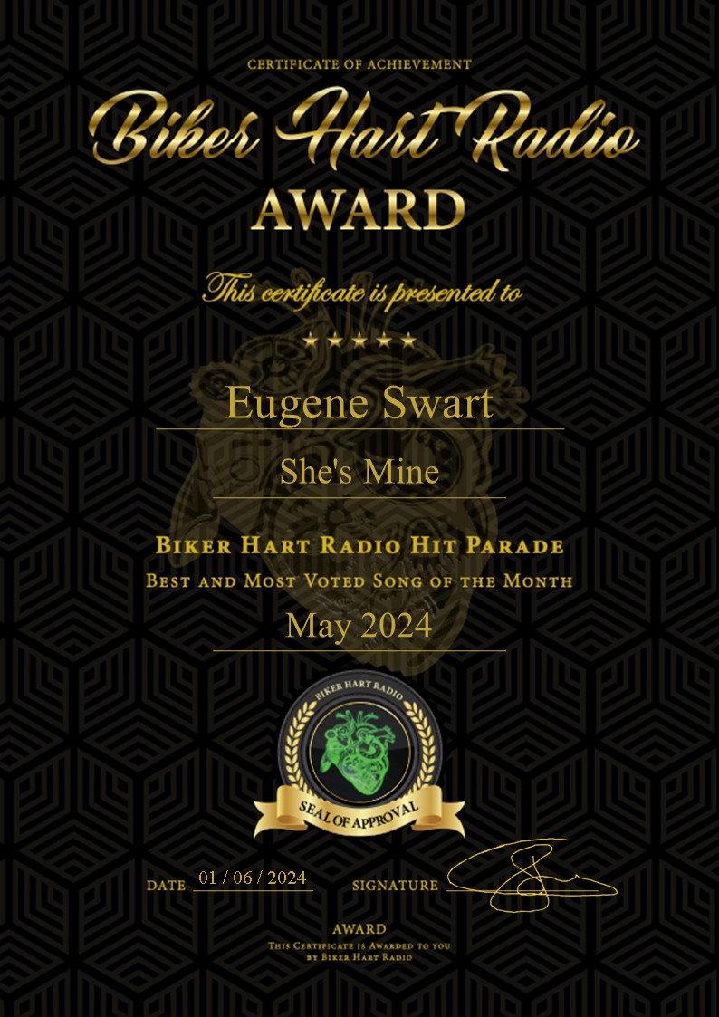 Biker Hart Radio Award 1