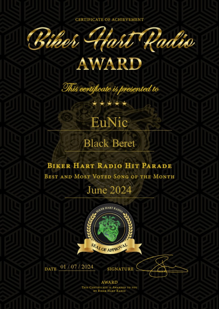 Biker Hart Radio Award 2